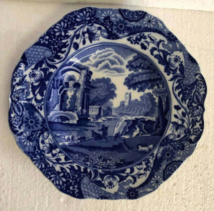Pair of Italian Spode Snack Plates