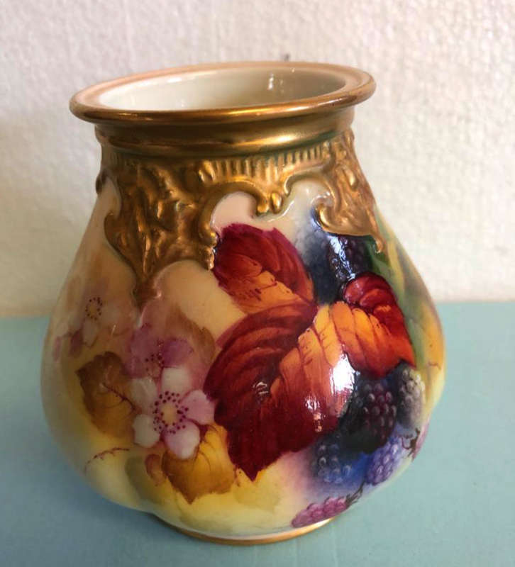 Signed Royal Worcester Vase