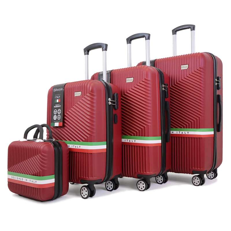 Roma Hardshell Luggage Set with Spinner Wheels & TSA Lock