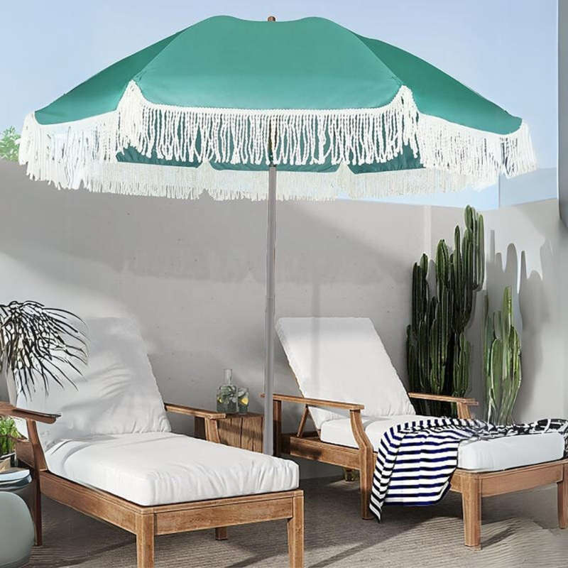 Tassle Beach Umbrella - UV30+ Sun Protection