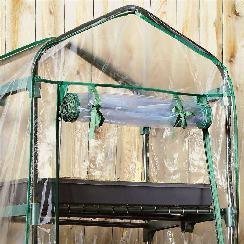 Greenhouse with 4 Shelves - 50 x 45 x 130cm