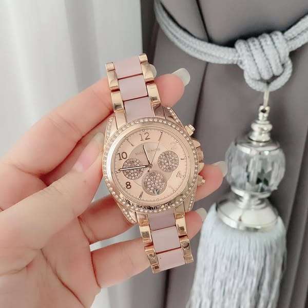 Michael Kors Blair Rose Gold Mixed Woman's Watch | MK6763