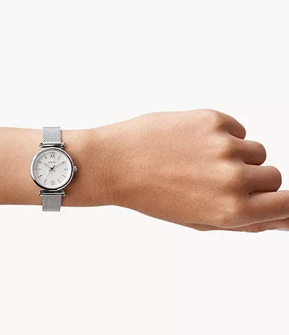 Fossil Carlie Mini Three-Hand Stainless Steel Woman's Watch | ES4432