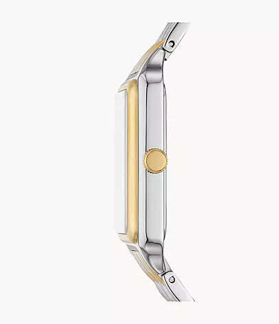 Fossil Raquel Three-Hand Two Tone Stainless Steel Woman's Watch | ES5305