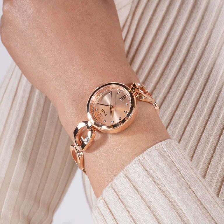 GUESS Rose Gold Tone Analog Women's Watch | GW0759L3