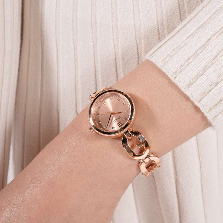 GUESS Rose Gold Tone Analog Women's Watch | GW0759L3