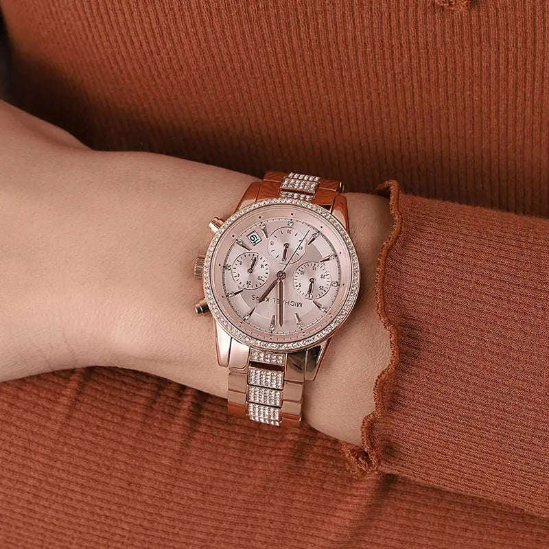 Michael Kors Bryant Rose Gold Women's Dress Watch | MK6485