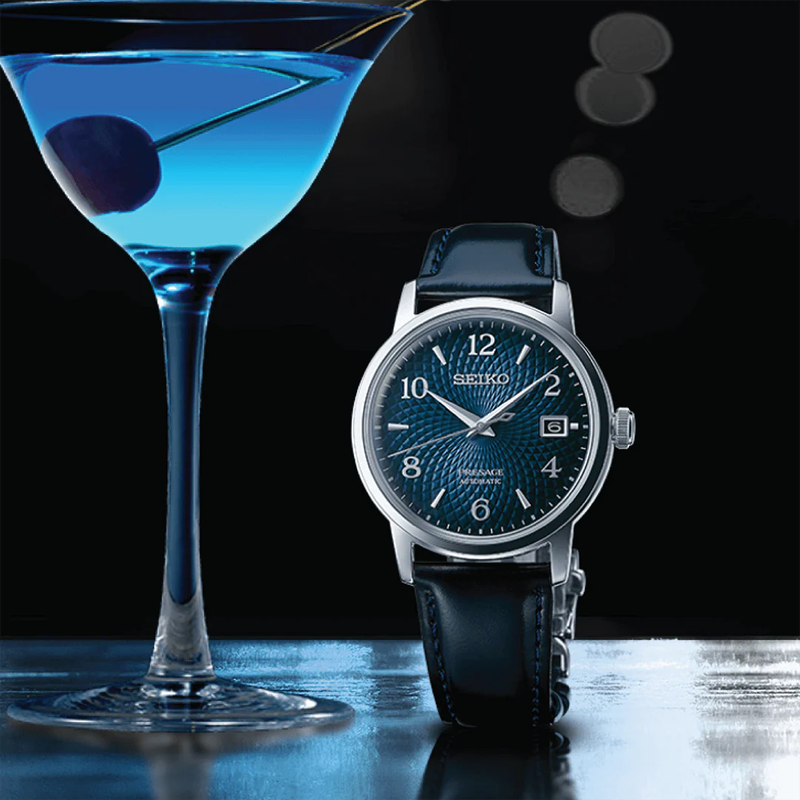 Seiko Presage Cocktail Time Old Clock Men's Watch | SRPE43J1