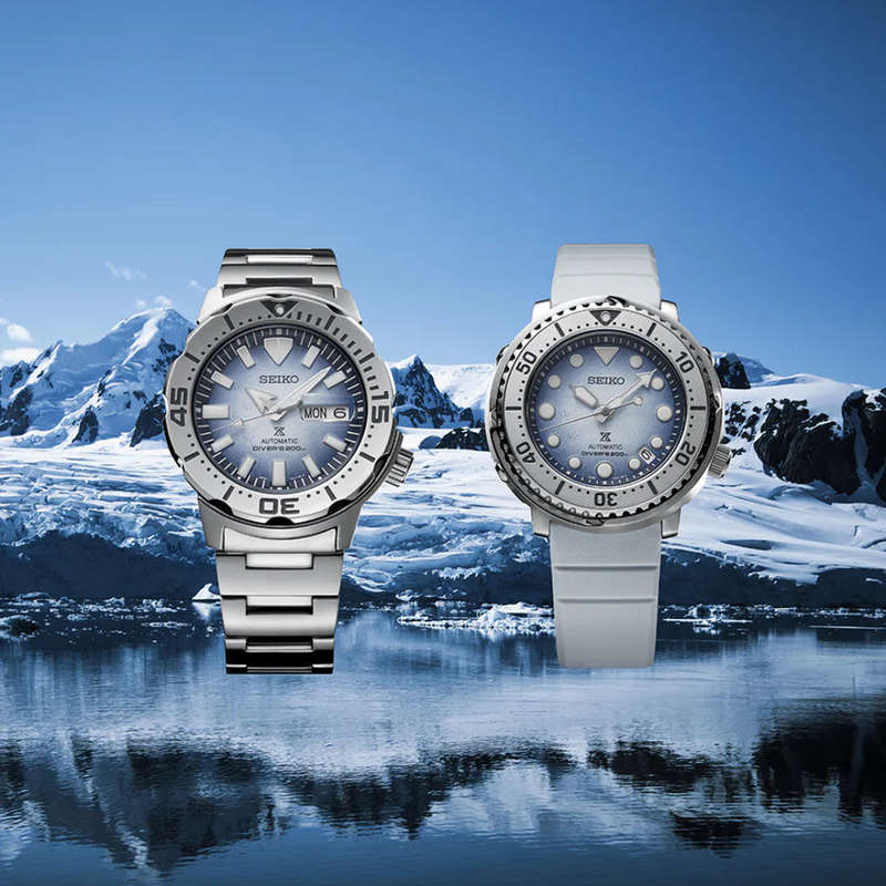 Seiko Prospex Automatic Diver Save The Ocean Antarctica Special Edition Tuna Men's Watch | SRPG59K1