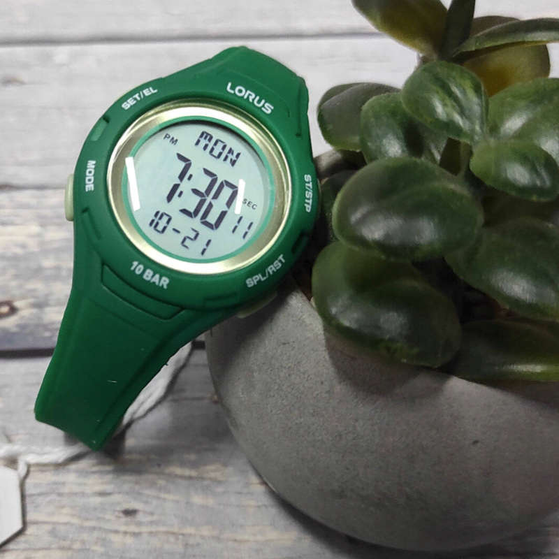 Lorus Digital Quartz Silicone Strap Boy's Watch | R2391PX9
