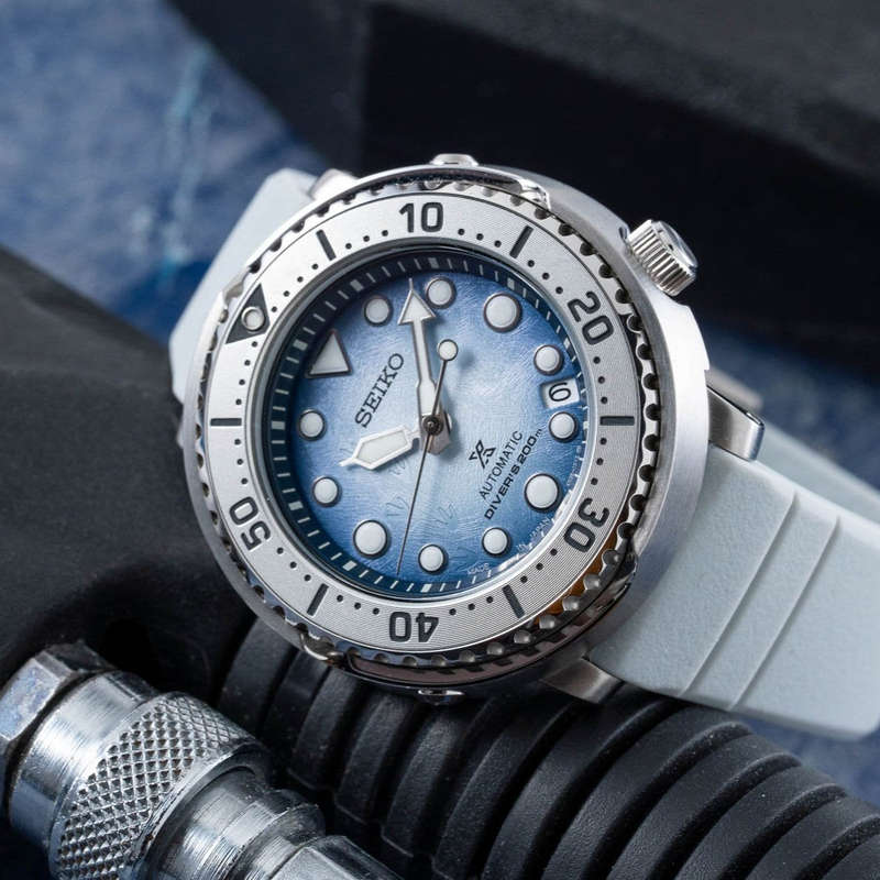 Seiko Prospex Automatic Diver Save The Ocean Antarctica Special Edition Tuna Men's Watch | SRPG59K1