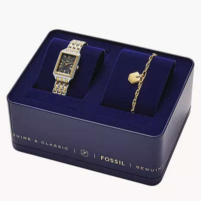 Fossil Grey Dual-Tone Stainless Steel Watch & Bracelet Set | ES5376SET