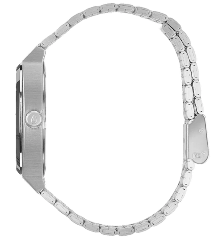 Nixon Time Teller Silver Byron Blue Unisex Watch | A0455302-00