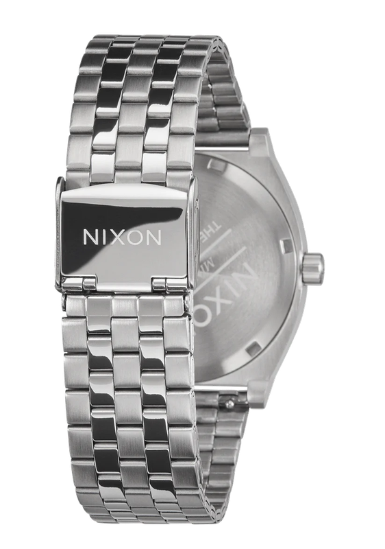 Nixon Time Teller Silver Byron Blue Unisex Watch | A0455302-00