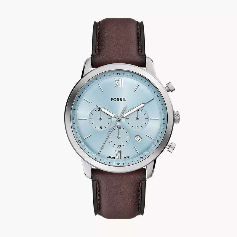 Fossil Neutra Chronograph Brown Leather Mens Watch | FS6109