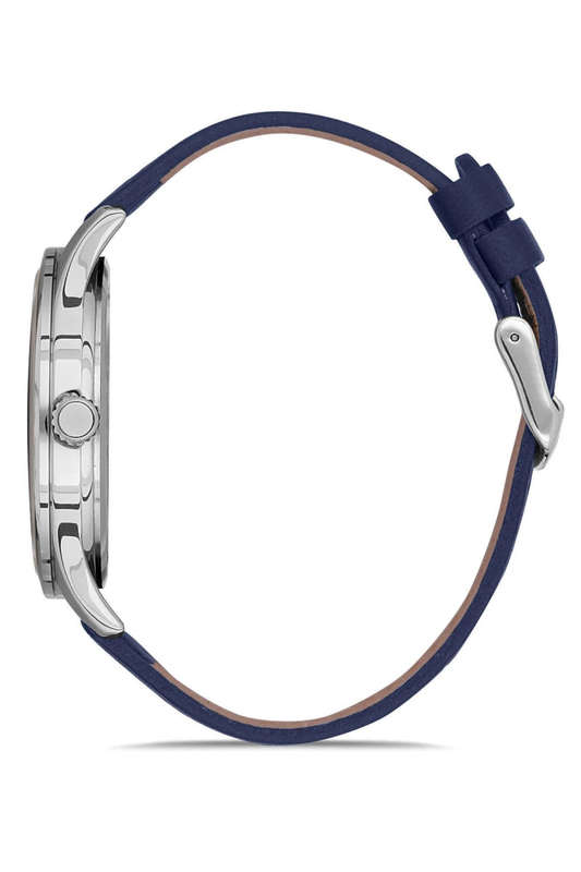Bigotti Day and Date Leather Strap Men's Watch | BG.1.10172-3