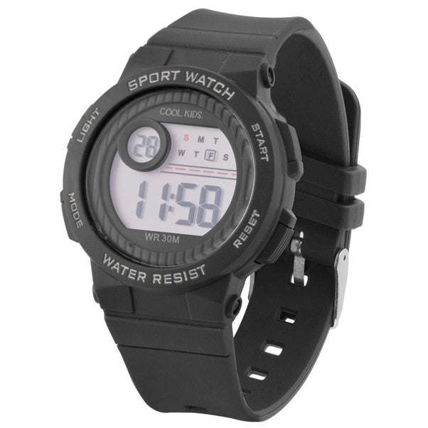 Cool Kids Black Sport Digital Children's Watch | CL271B