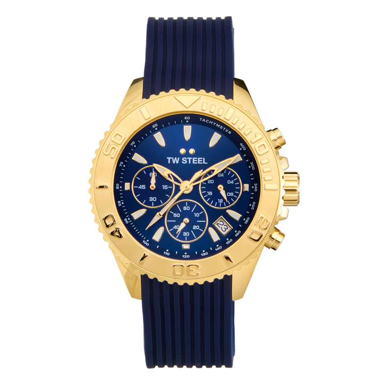TW Steel  Blue & Gold Diver Vanceur Watch | VA2