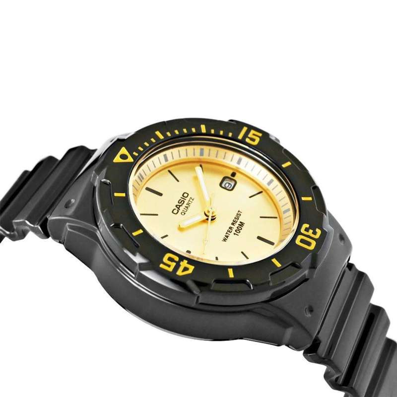 CASIO Black Resin Band Casual Kid's Analog Watch | LRW-200H-9EVDF