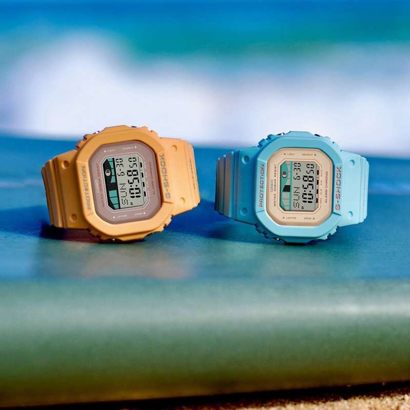 Casio G-Lide Light Blue 100m Standard Digital Women's Watch | GLX-S5600-3DR