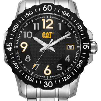 CAT Downforce Stainless Steel Black Dial Men's Watch | AP.141.11.111