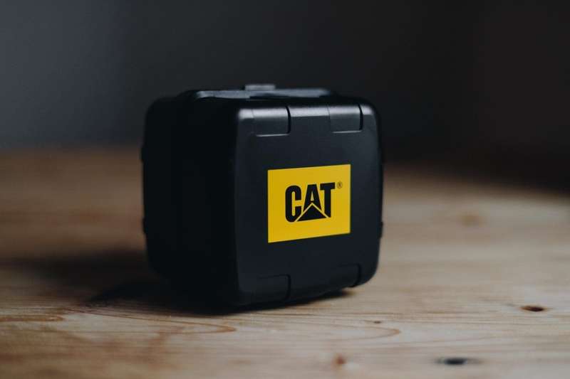 CAT Moto Green Silicone Men's Watch | PZ.141.23.323