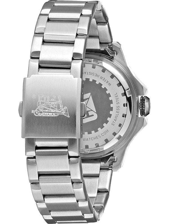 CAT Stainless Steel Big Twist 24 White Dial Men's Watch | YW.141.11.237