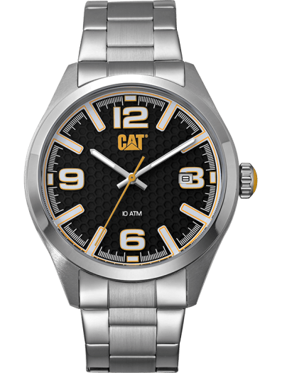 CAT Stainless Steel Black Dial Men's Watch | QA.141.11.132