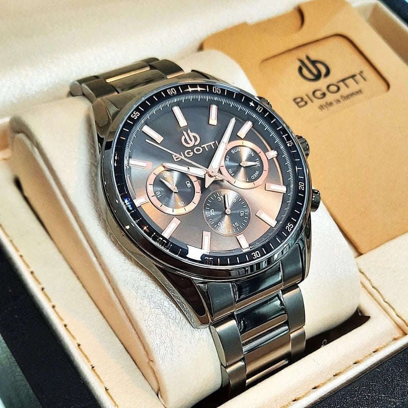 Bigotti Stainless Steel Chronograph Men's Watch | BG.1.10472-5