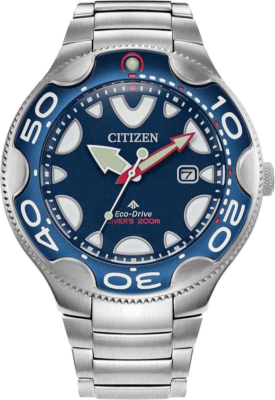 Citizen Eco-Drive Promaster Sea Orca Silver Stainless Steel Men's Watch | BN0231-52L
