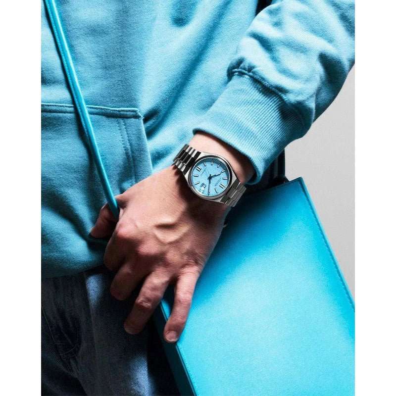 Citizen Tsuyosa Stainless Steel Automatic Blue Dial Men's Watch | NJ0151-53L