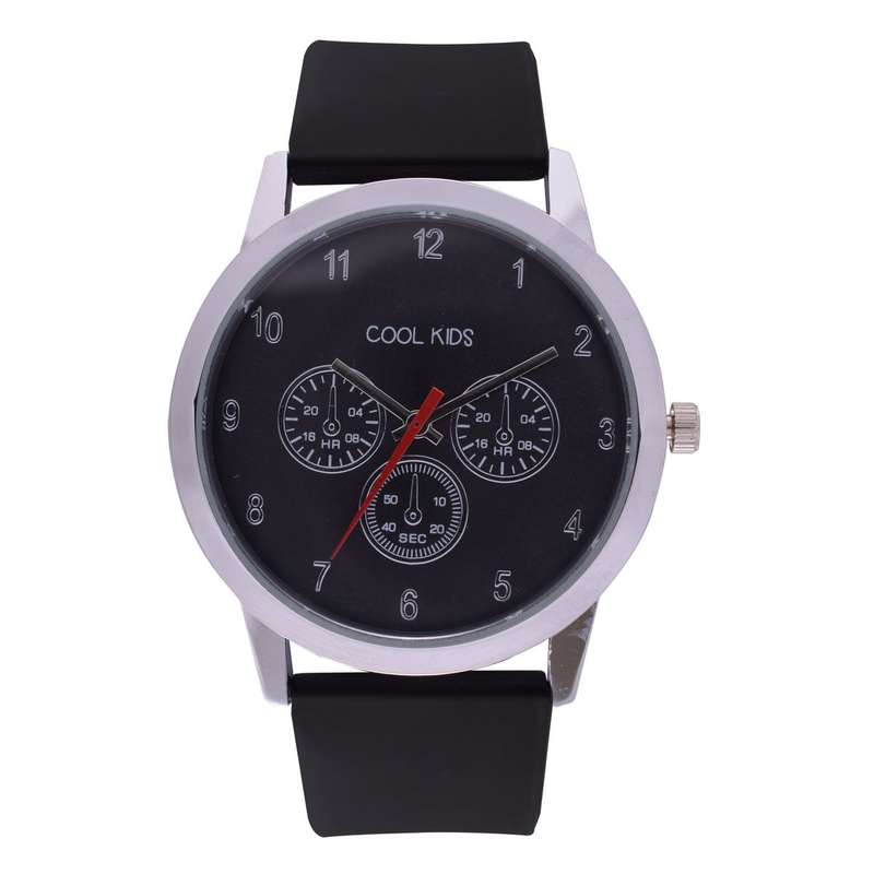 Cool Kids Oxford Mid-Size Black Chrono Watch | CL238SB