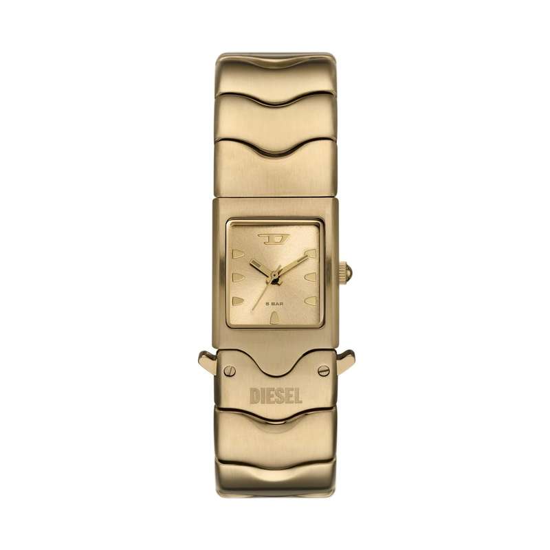 Diesel Closer Stainless Steel Gold-Tone Unisex Watch | DZ2223