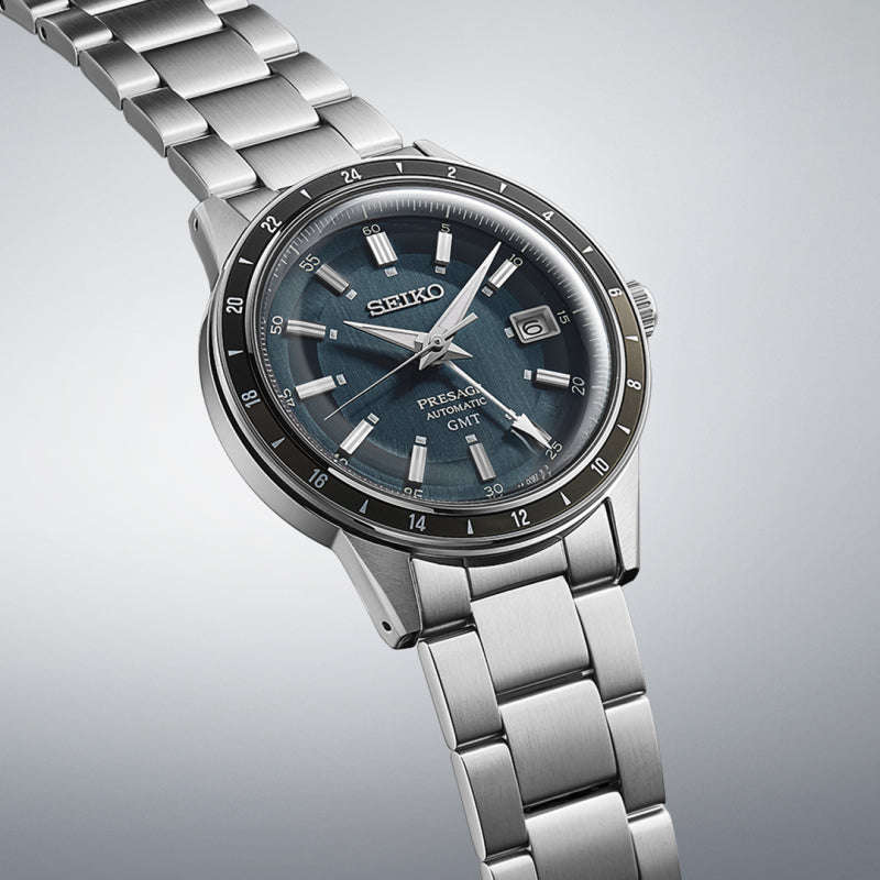 Seiko Prestige Blue Dial Stainless Steel Automatic Men's Watch | SSK009J1