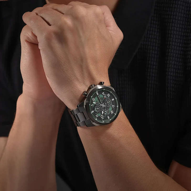 Police Soul Men's Watch  Black Dial Silver Stainless Steel Men's Watch | PEWGK0053903