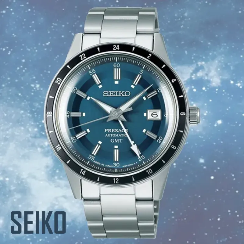 Seiko Prestige Blue Dial Stainless Steel Automatic Men's Watch | SSK009J1