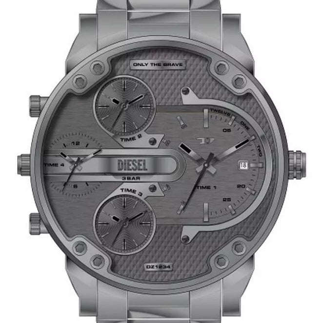 Diesel Mr Daddy Slim Gunmetal Chrono Mens Watch | DZ7487