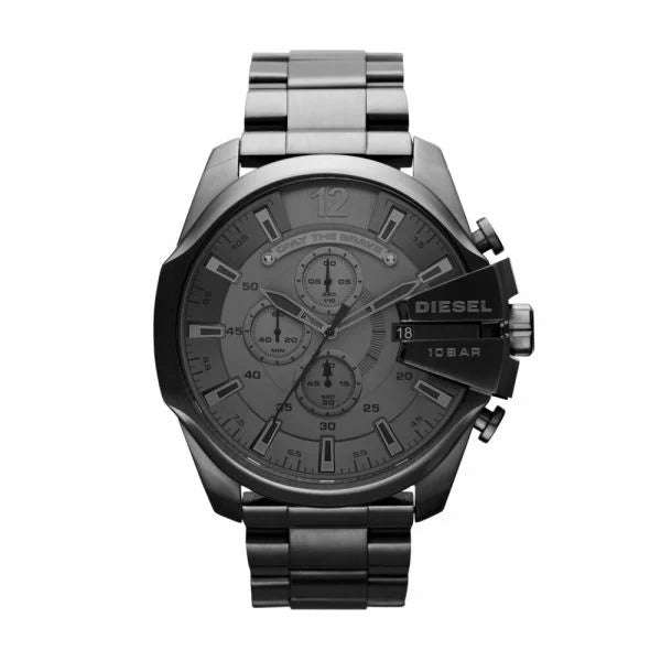 Diesel Mega Chief Chronograph Gunmetal Stainless Steel Men's Watch | DZ4282