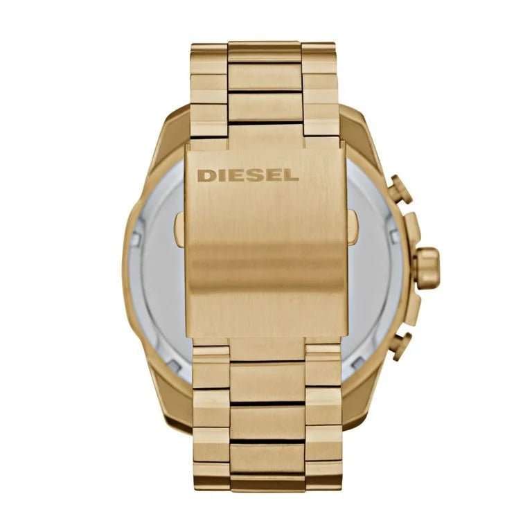 Diesel Mega Chief Gold Round Stainless Steel Men's Watch | DZ4360