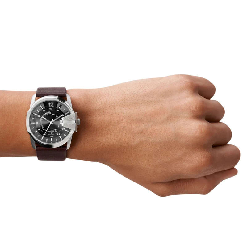 Diesel Mega Chief Grey Dial Men's Watch | DZ1206