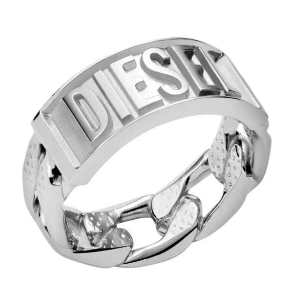 Diesel Stainless Steel Band Men's Ring