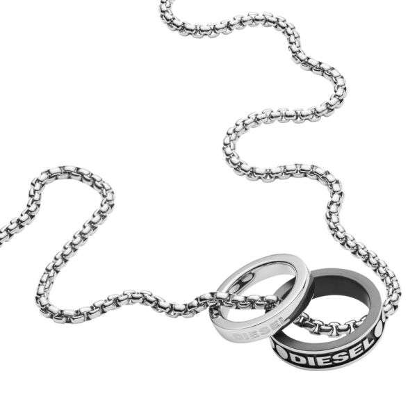 Diesel Stainless Steel Pendant Men's Necklace | DX1168040
