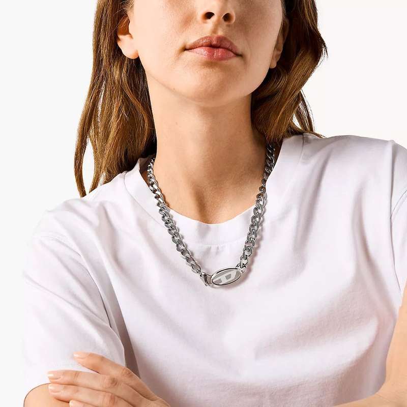 Diesel Stainless Steel Unisex Necklace | DX1509040