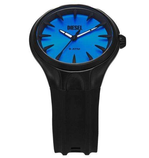 Diesel Streamline Three-Hand Black Silicone Men's Watch | DZ2203