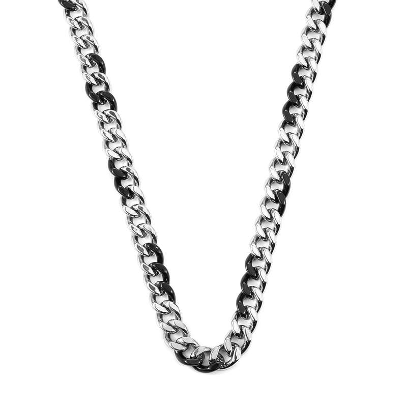 Diesel Two-Tone Stainless Steel Chain Unisex Necklace | DX1499931