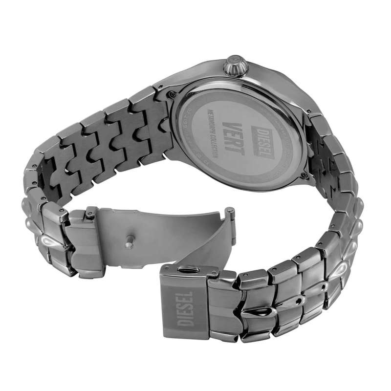 Diesel Vert Three-Hand Date Gunmetal Stainless Steel Men's Watch | DZ2199