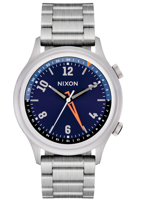 Nixon Drifter Blue Dial Stainless Steel Mens Watch | A14225289-00