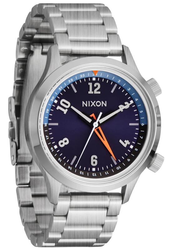 Nixon Drifter Blue Dial Stainless Steel Mens Watch | A14225289-00