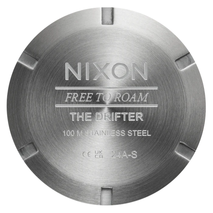 Nixon Drifter Blue Dial Stainless Steel Mens Watch | A14225289-00