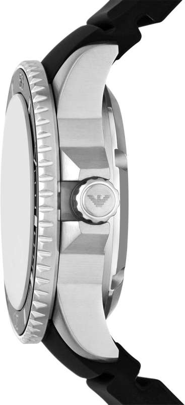 Emporio Armani Black Silicone Men's Watch | AR60078